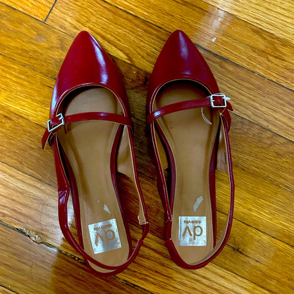 Dolce Vita Red Flats size 9